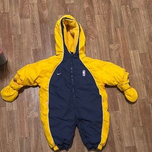 Nike Infant Snowsuit in Yellow and Navy (C7)